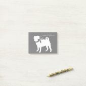 Carlin Chien Chien Chien Puppy Post-it Notes (Sur un bureau)