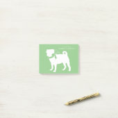 Carlin Chien Chien Chien Puppy Post-it Notes (Sur un bureau)