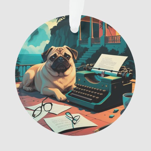 Carlin chien gentleman vintage (devant)