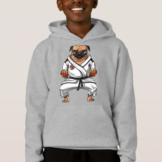 Carlin Chien Karate Ninja Martial Arts Animaux (Devant)