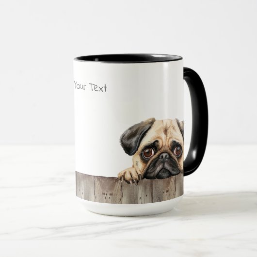 Carlin Chien Mug (Devant droit)