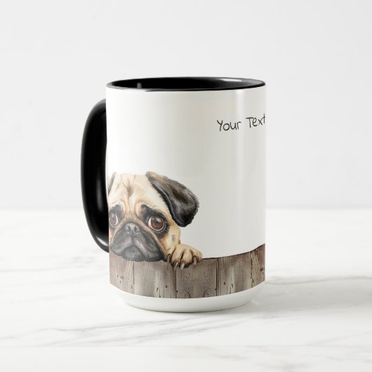 Carlin Chien Mug (Devant gauche)