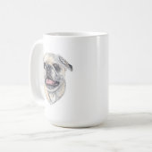 Carlin Chien Mug | 15 oz (Devant gauche)