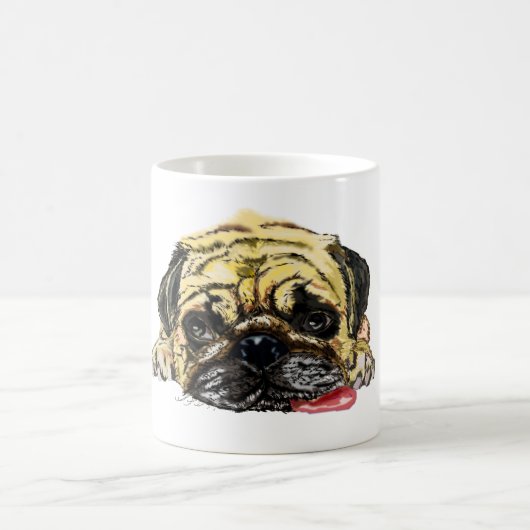 Carlin Chien Mug drôle (Centre)