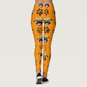 Carlin Chien Orange Leggings (Dos)