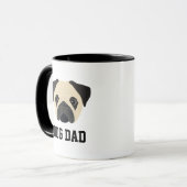 Carlin Chien Papa Mug (Devant gauche)