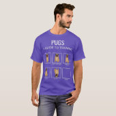 Carlin Chien Tshirt Funky Guide to Dog Training Ca (Devant entier)