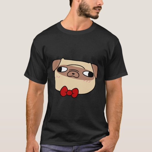 Carlin Cravate Bow Face T-shirt classique 598 (Devant)