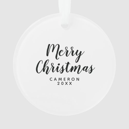 Carlin de chiot de Joyeux Noël (dos)