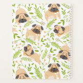 Carlin de chiot mignon Planificateur personnalisé (Dos)