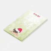 Carlin de Noël Chien Post-it® Notes 4 x 6 (Incliné)