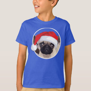 Carlin de Noël - T-shirt de base de Hanes des