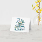 Carlin  Diner Cartes pour notes (fawn) (Fleur jaune)