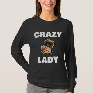 Carlin fou Lady FunnyDog Lover T-shirt essentiel 9