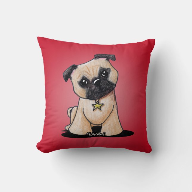 Carlin KiniArt Américain MoJo Coussin (Recto)