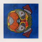 Carlin laide visage chien Jigsaw Puzzle (Horizontal)