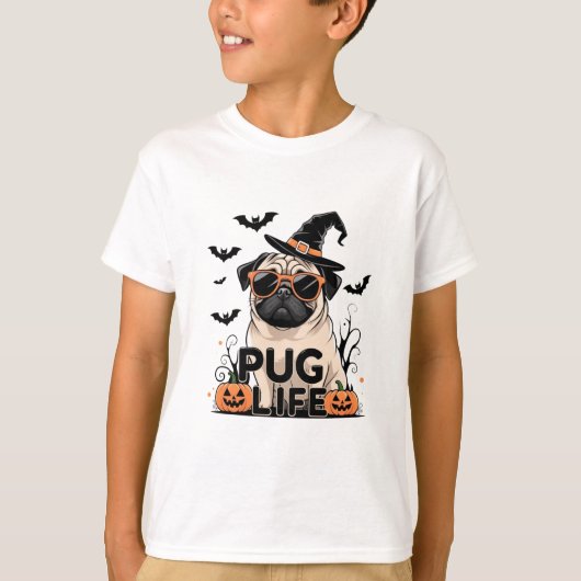 Carlin Life - Amusant Dog Lover T-Shirt Design 🐶 (Devant)