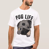 CARLIN LIFE Funny Chien T-shirts (Devant)