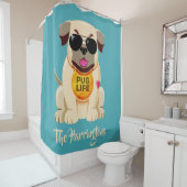 Carlin Life nom personnalisé & couleur rideau de d (En situation)