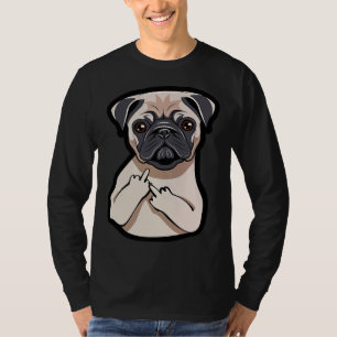 Carlin Lover Middle Finger Funny Graphic T-Shirt C