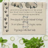 Carlin mignon Dessin Chien Citations Serviette de  (Plié)