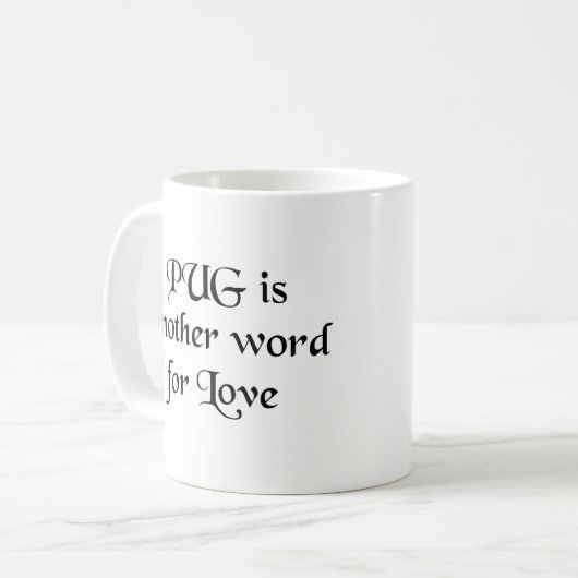 carlin mot café tasse (Devant gauche)