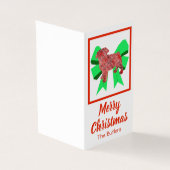 Carlin Noël Chien & Green Bow Cadeau (Outside)