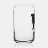 Carlin Noir Chien Cute Cartographie Mops Avec Nom  (Droite)