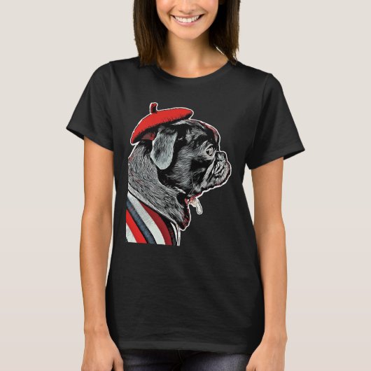 Carlin noir classique T-shirt 69 (Devant)