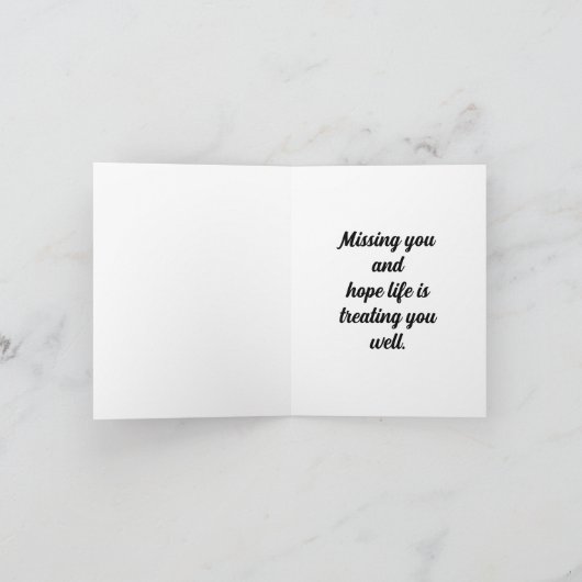 Carlin Pensée De Vous Carte (Intérieur)