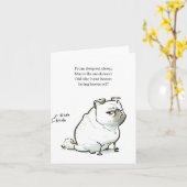 Carlin Poésie : Bacon être Bacetté carte (Fleur jaune)