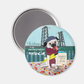 Carlin Portlandia : Anarchist Jurdiction Magnet (Recto/Verso)