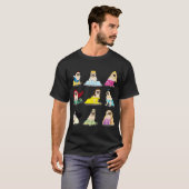 Carlin Princesses Version 2 T-shirt classique 19 (Devant entier)