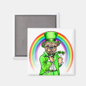 Carlin Saint Patrick's Day Magnet (Recto/Verso)
