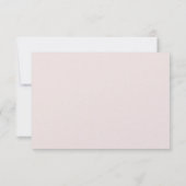 Carlin Silhouettes Mariage RSVP Réponse (Dos)