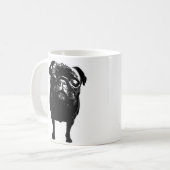 Carlin sur une tasse (Devant gauche)