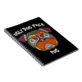 Carlin unique laide Carnet visage chien (Côté Droit)