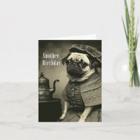 Carlin victorien carte d'anniversaire - Drôle phot