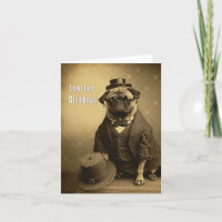Carlin victorien carte d'anniversaire - Drôle phot