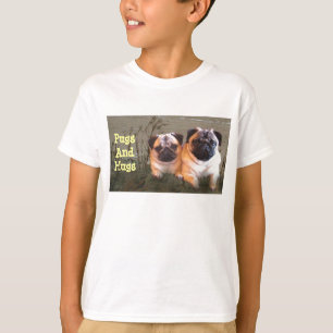 Carlins et T-shirt d'enfants d'étreintes