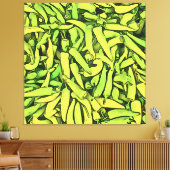Carliston Banana Peppers Black Canvas Afdruk (Insitu (Woonkamer))