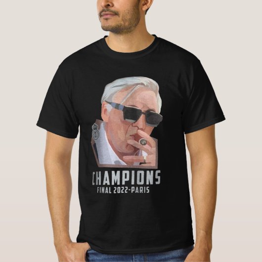 Carlo Ancelotti classic T-shirt (Voorkant)