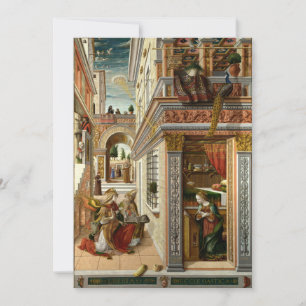 Carlo Crivelli - De aankondiging met Sint Emid