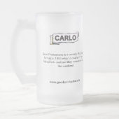 Carlo GP Collectors Cup Matglas Bierpul (Links)
