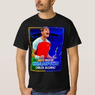 " Carlos Alcaraz Winner 2022 US Open Tennis Champi T-shirt