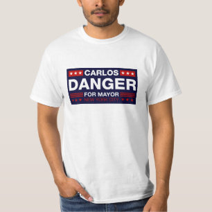 Carlos Danger voor de burgemeester van NYC T-shirt