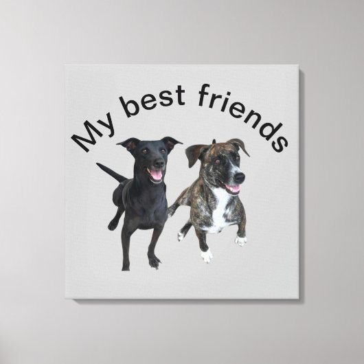 Carlos dogs toile Impression (Recto)