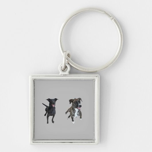 Carlos honden sleutelhanger (Voorkant)