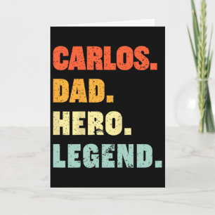 Carlos Papa Held Legende Aangepaste Aangepaste Naa Kaart