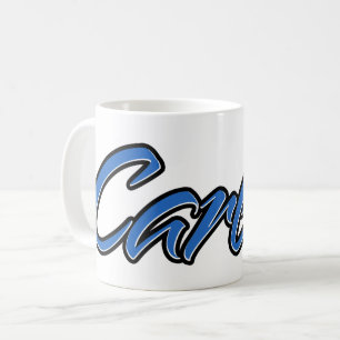 Carlos Prénom Blue Tasse